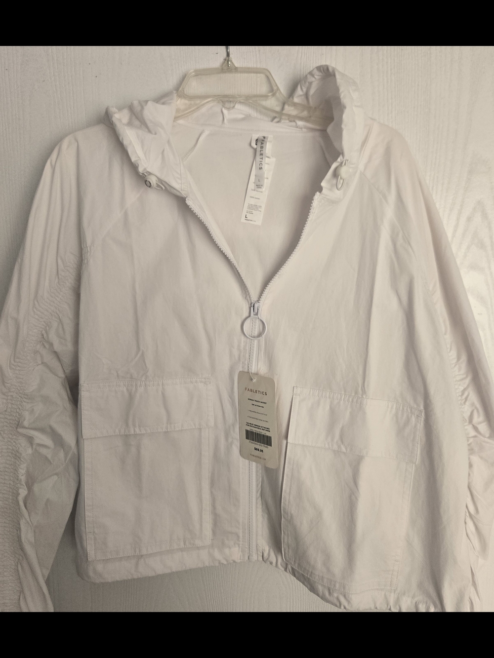 Fabletics White Norah Track Jacket